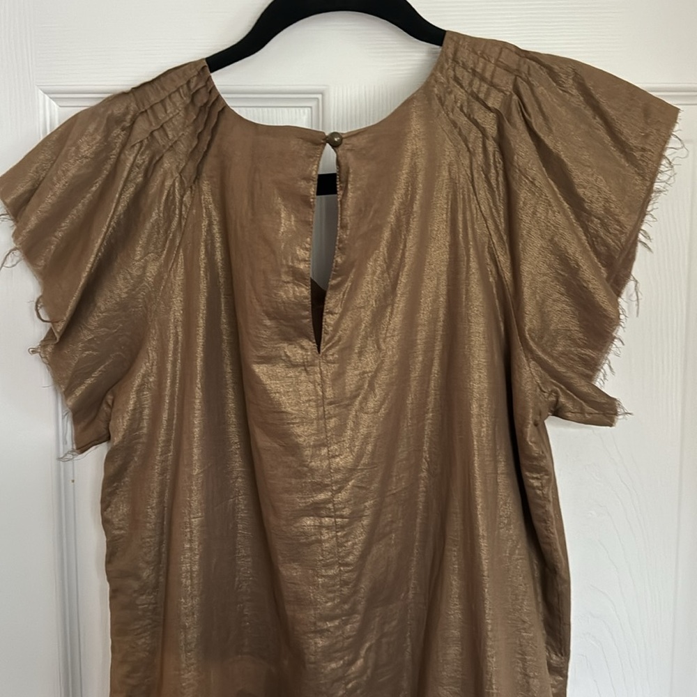 Kenzie gold mini dress size 12 - Picture 4 of 7